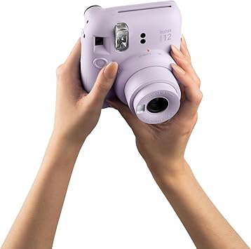 Fujifilm instax Mini Appareil Photo instantané 12, Exposition Automatique avec Objectif Selfie intégré, Violet Lilas